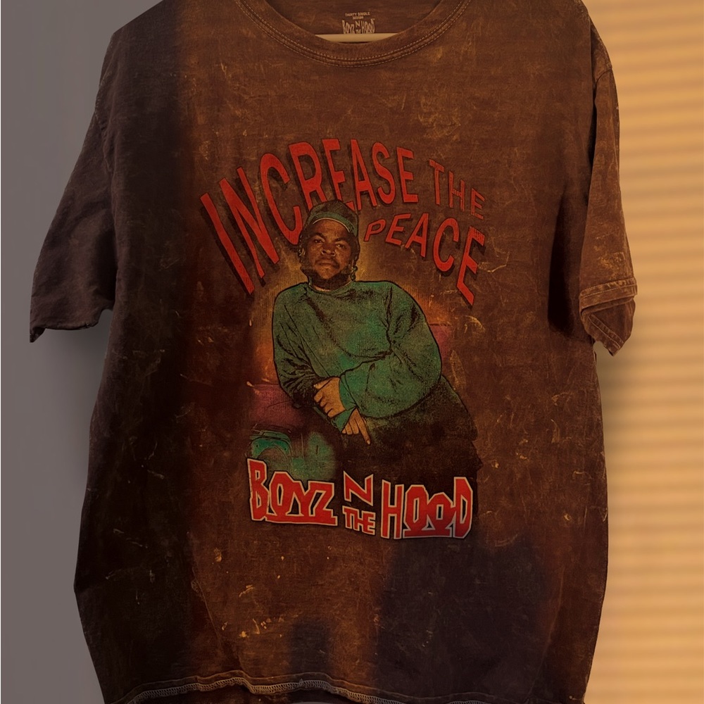 ICE CUBE BOYZ N THE HOOD GRAPHIC TEE // WOMENS M Shirt, WORN TWICE BRAND NEW